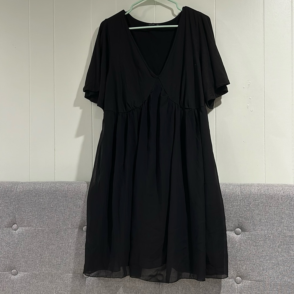 Black Over the Knee Dress